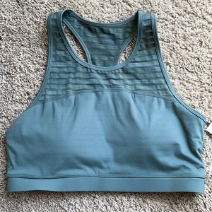 Super comfy teal sports bra by Mono B
